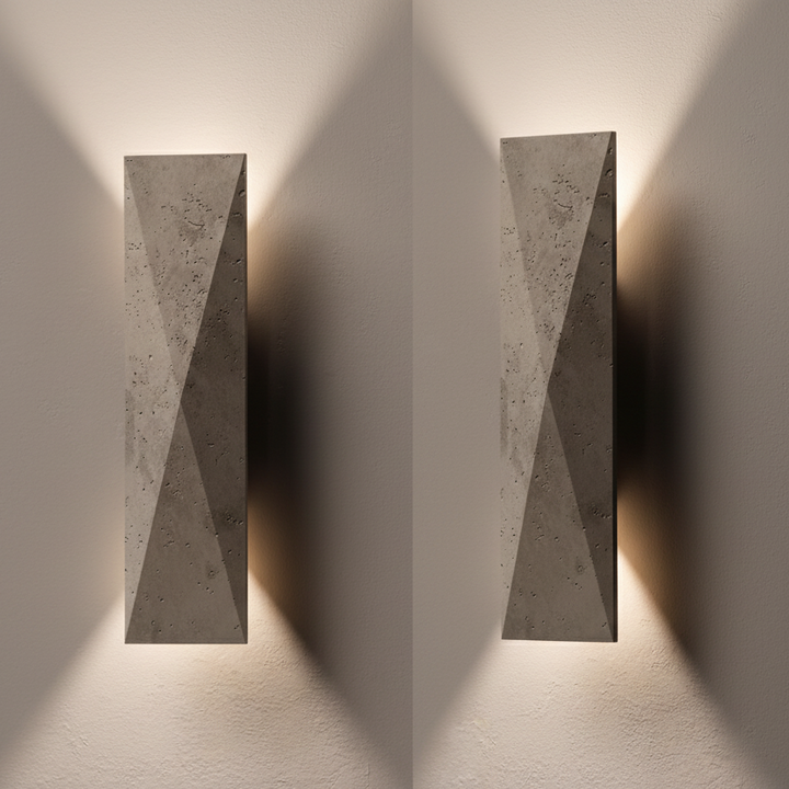 Elowen Natural Travertine Wall Light