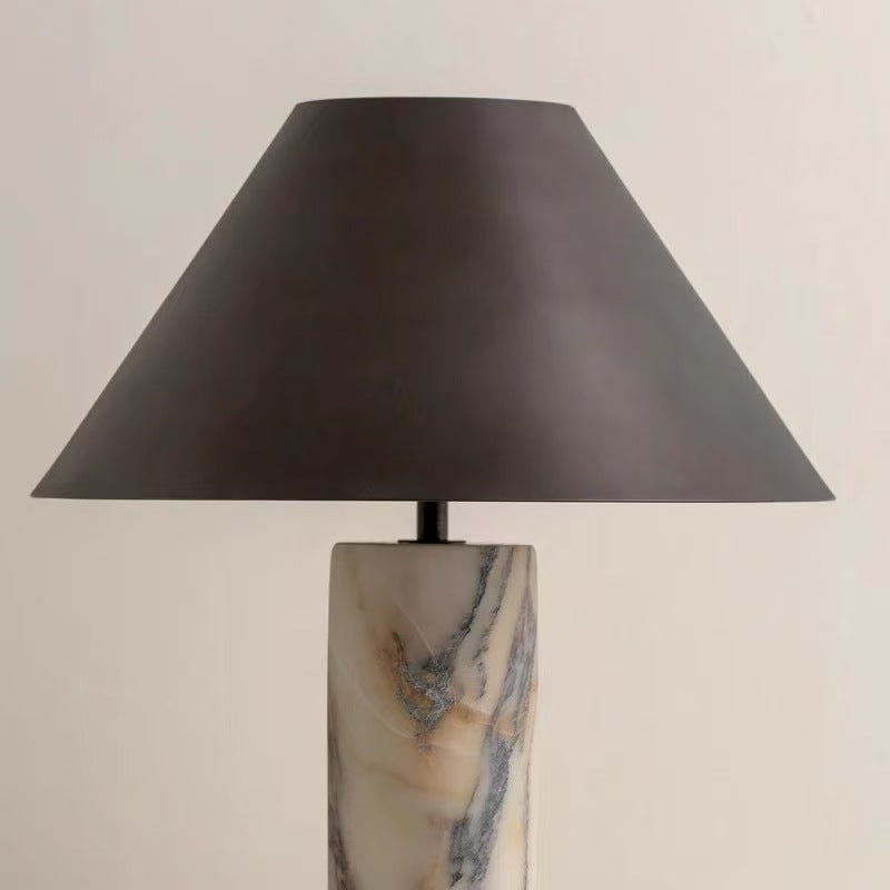 Maren Marble Column Table Lamp