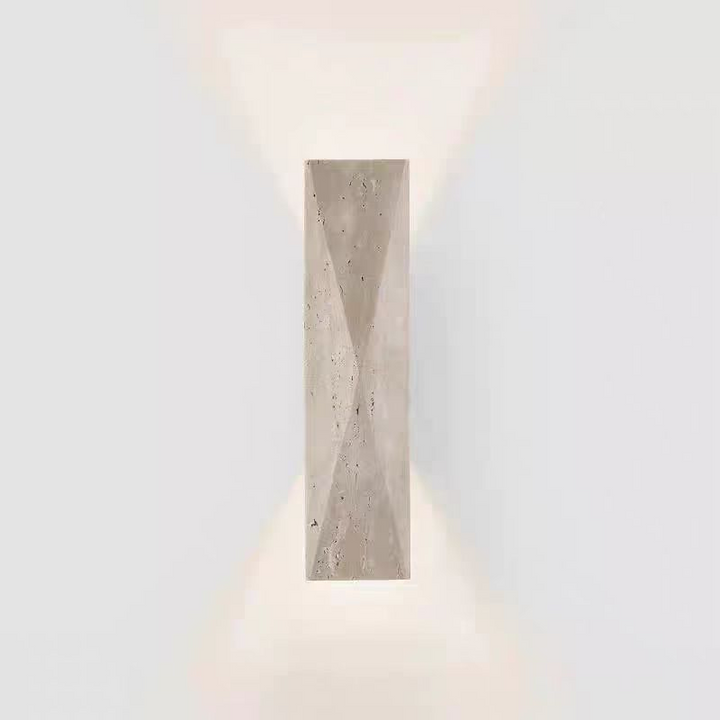 Elowen Natural Travertine Wall Light