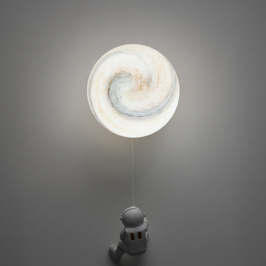 Ori Astronaut &amp; Planet Kids Wall Light