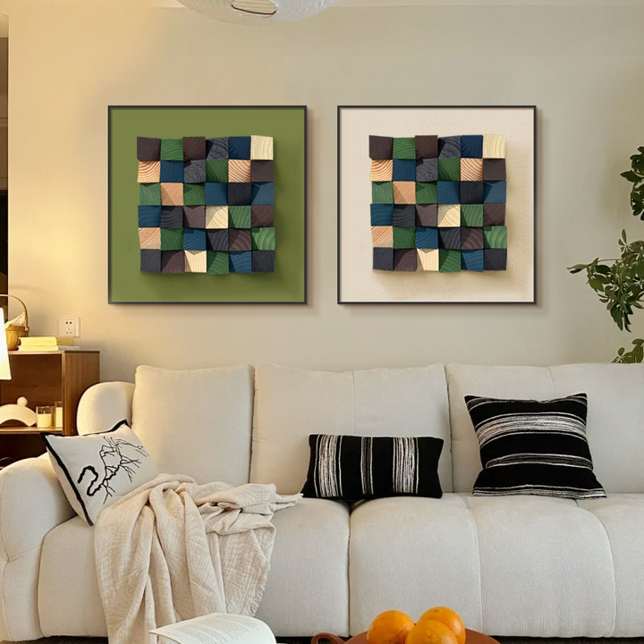 Cato 3D Wooden Wall Art