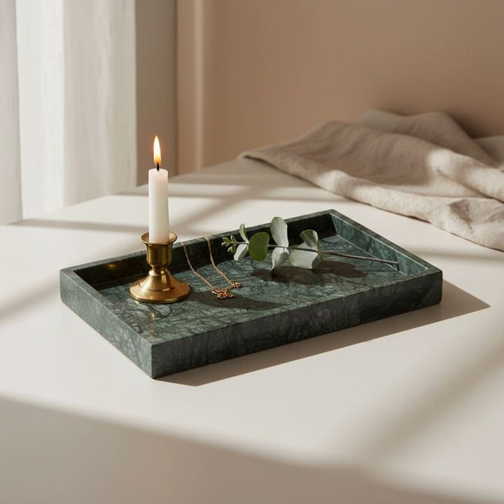 Nordic Style Marble Organizer Tray