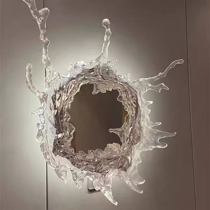 Modern Water Ripple Bathroom Mirror Light