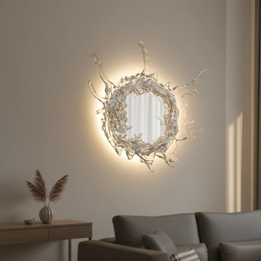 Nitorva Modern Water Ripple Bathroom Mirror Light product image