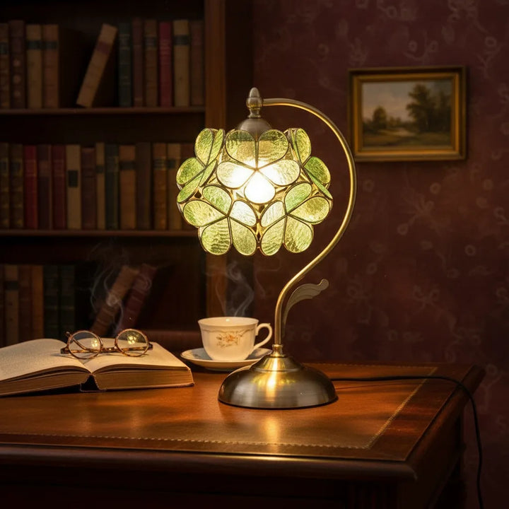 Nitorva Sage Tiffany Petal Table Lamp product image