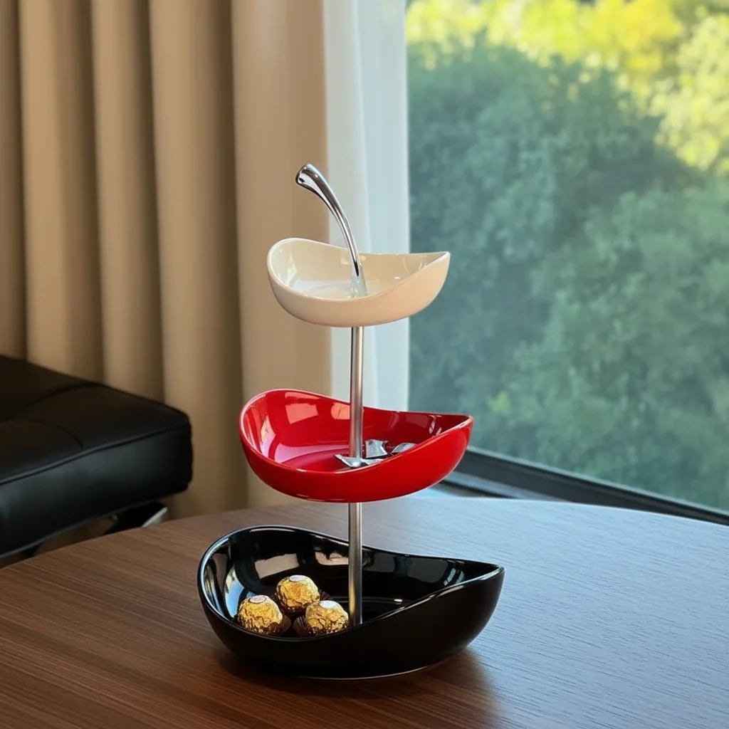 Nitorva Trio Apple Ceramic Fruit Tray product image