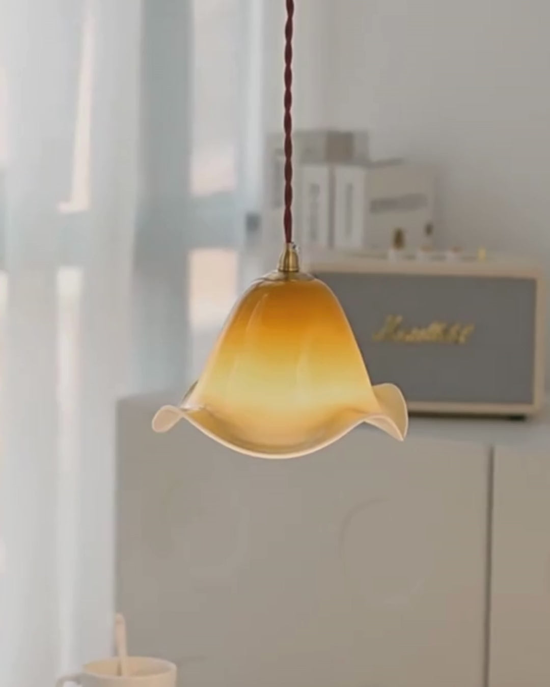 Evelyn Glass Pendant Light