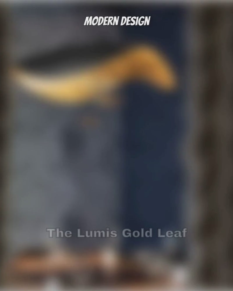 Lumis Gold Leaf Pendant Light