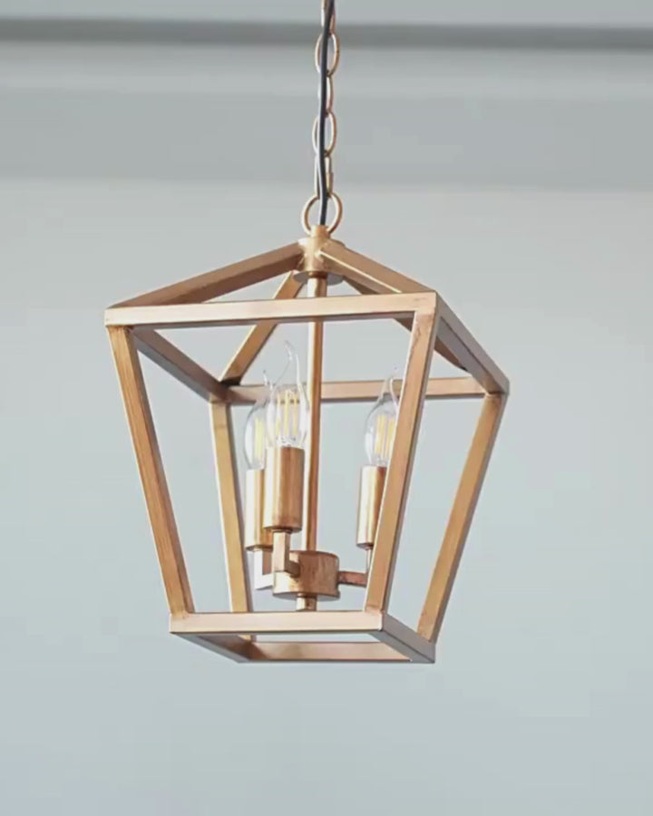 Landon Vintage Birdcage Pendant Light