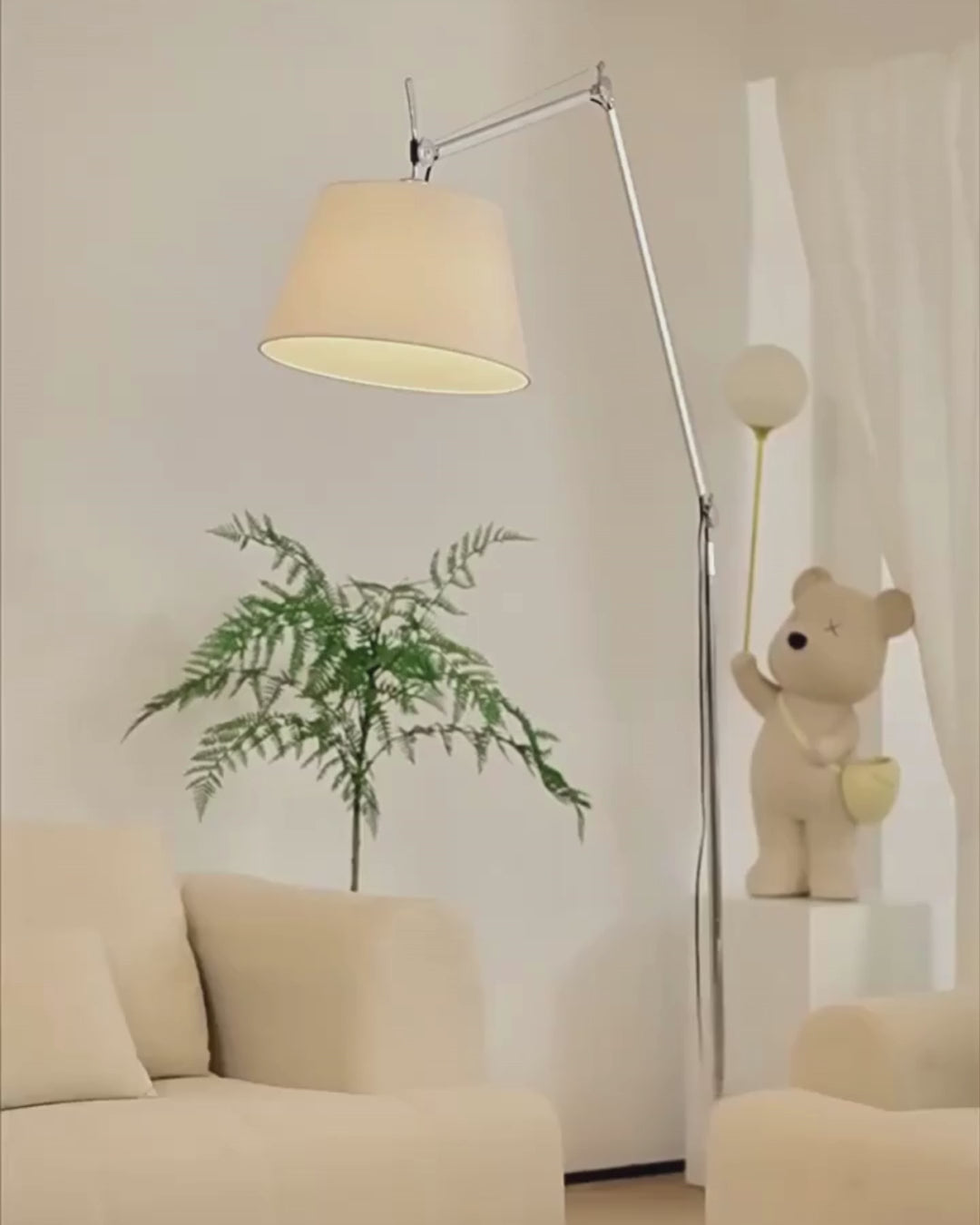 Kendall Adjustable Floor Lamp with Dual Arms