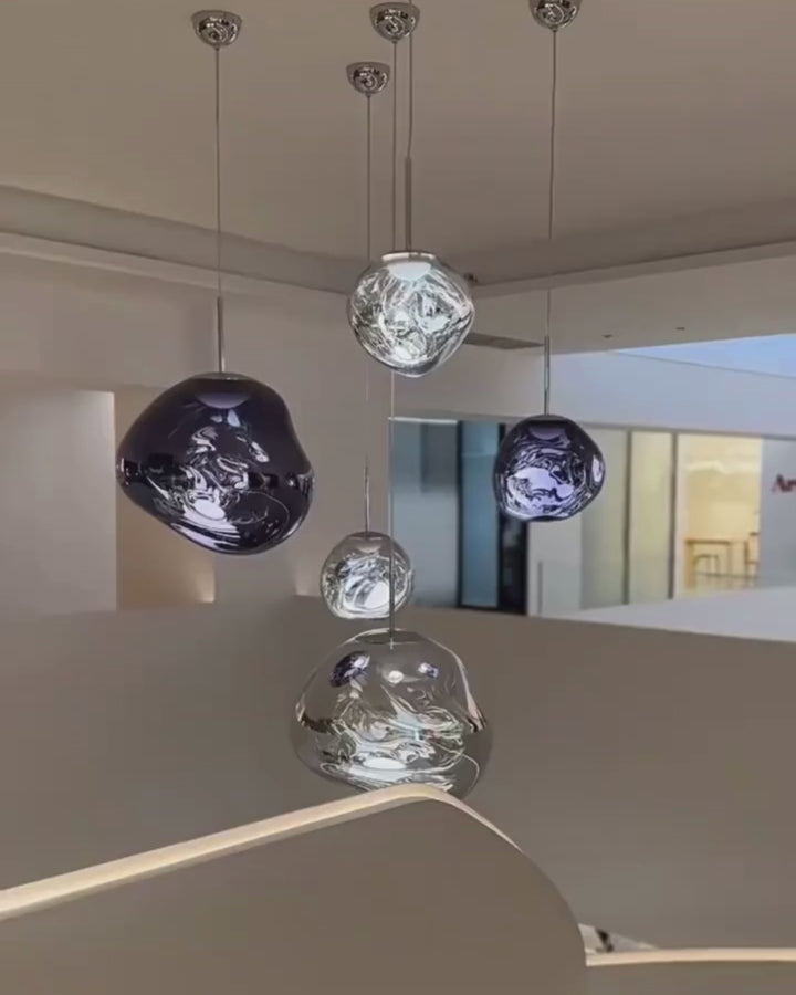 Adrian Melt Glass Pendant Light