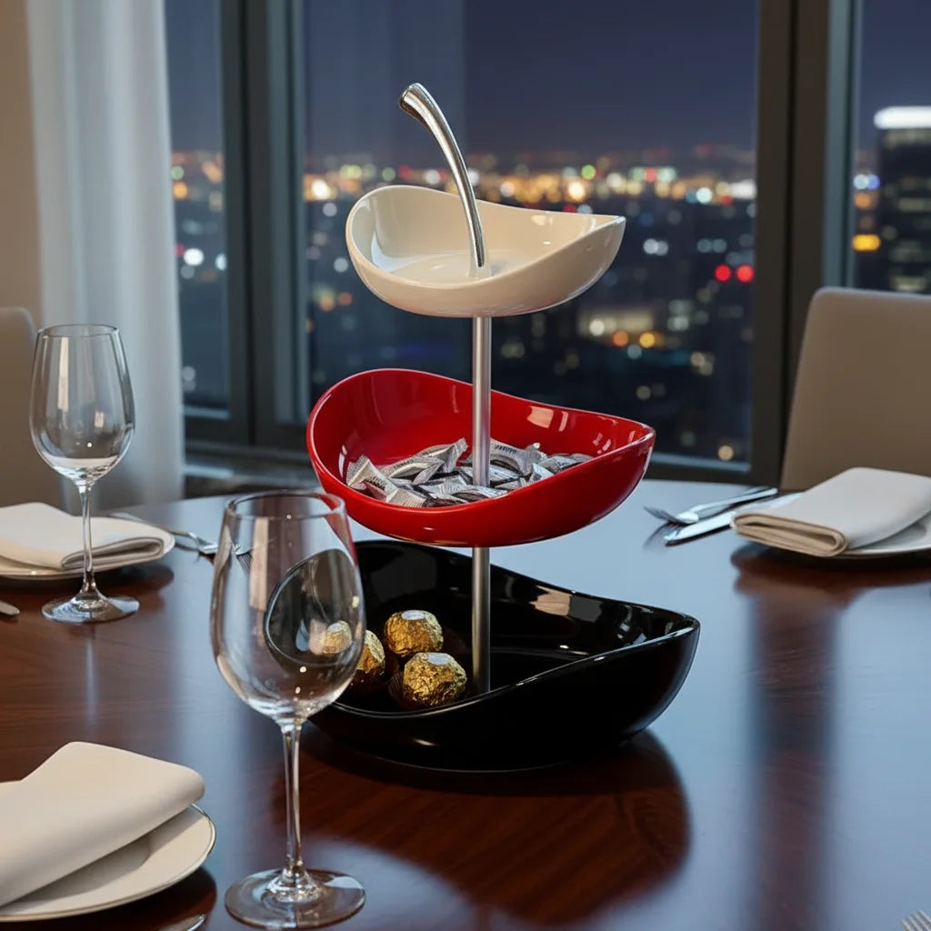 Nitorva Trio Apple Ceramic Fruit Tray product image