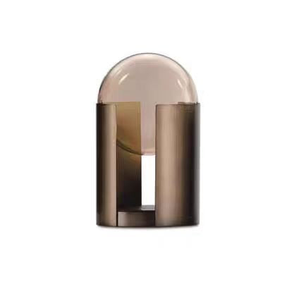 Maren Amber Glass Table Lamp