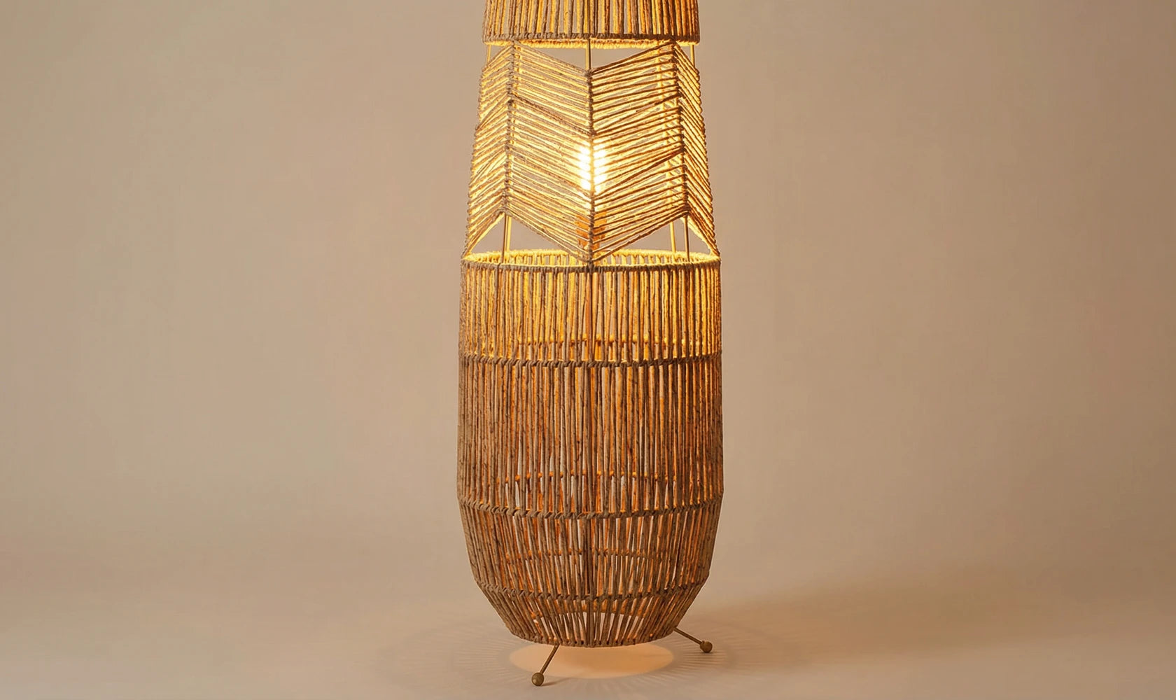 Aiko Rattan Floor Lamp SP3