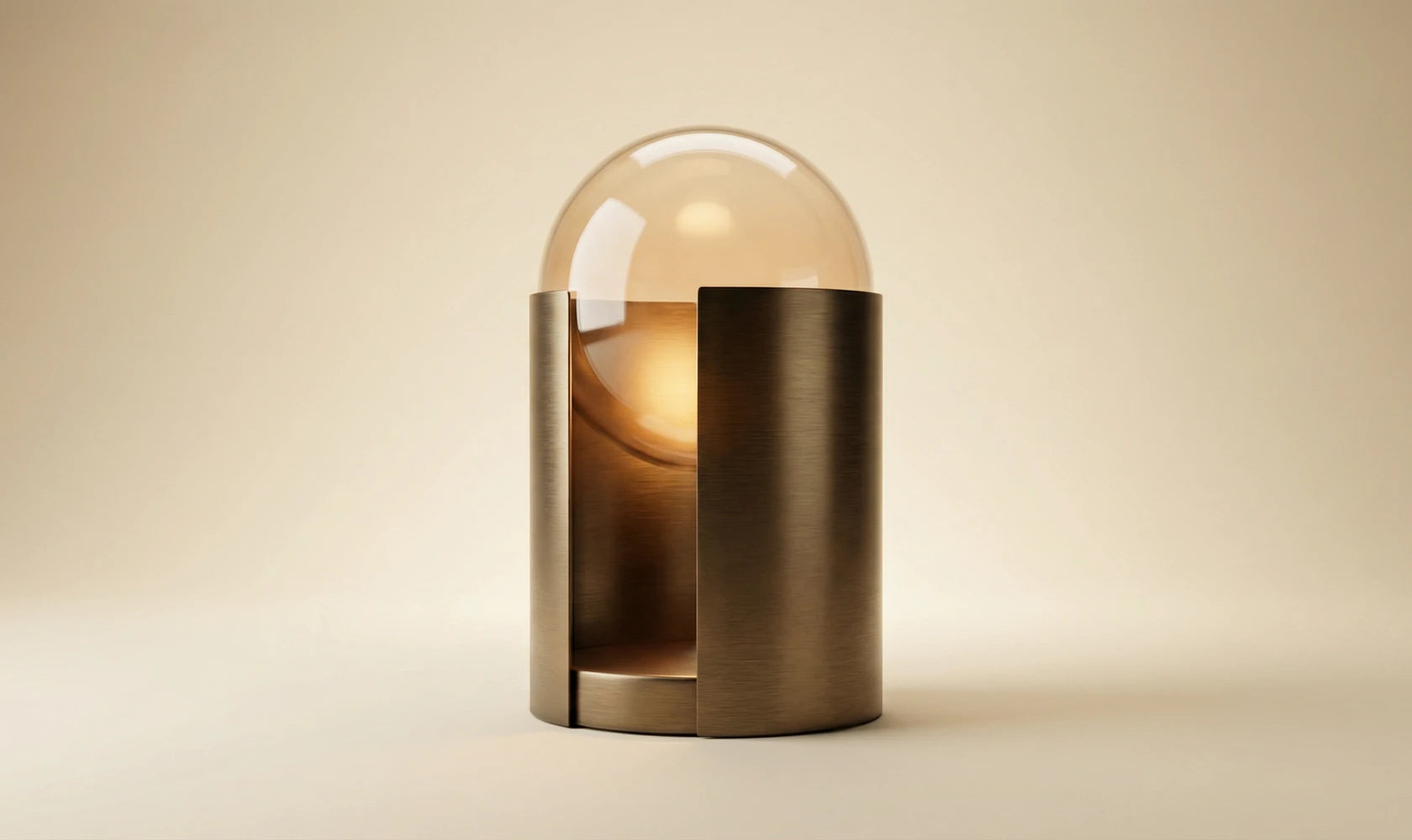 Maren Amber Glass Table Lamp SP3