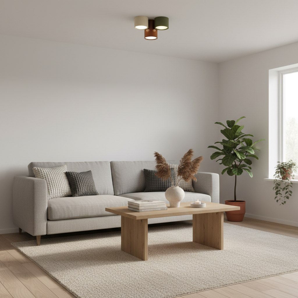 Kael Modern Round Surface Mount Ceiling Light