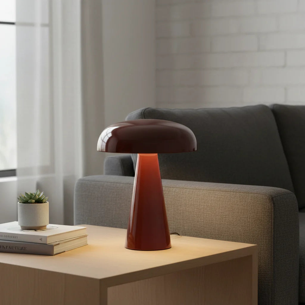 Nitorva Ivy Danish Style Mushroom Table Lamp product image