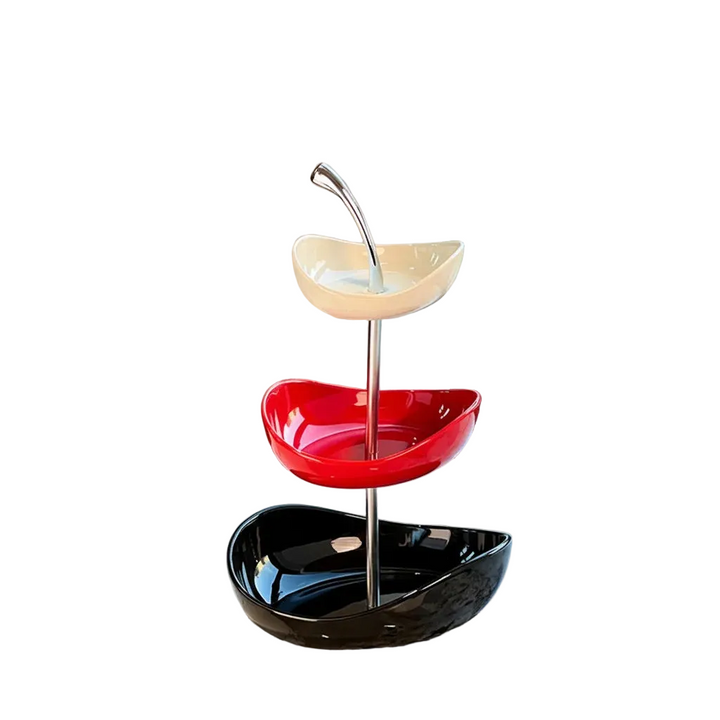 Trio Apple Ceramic Fruit Tray