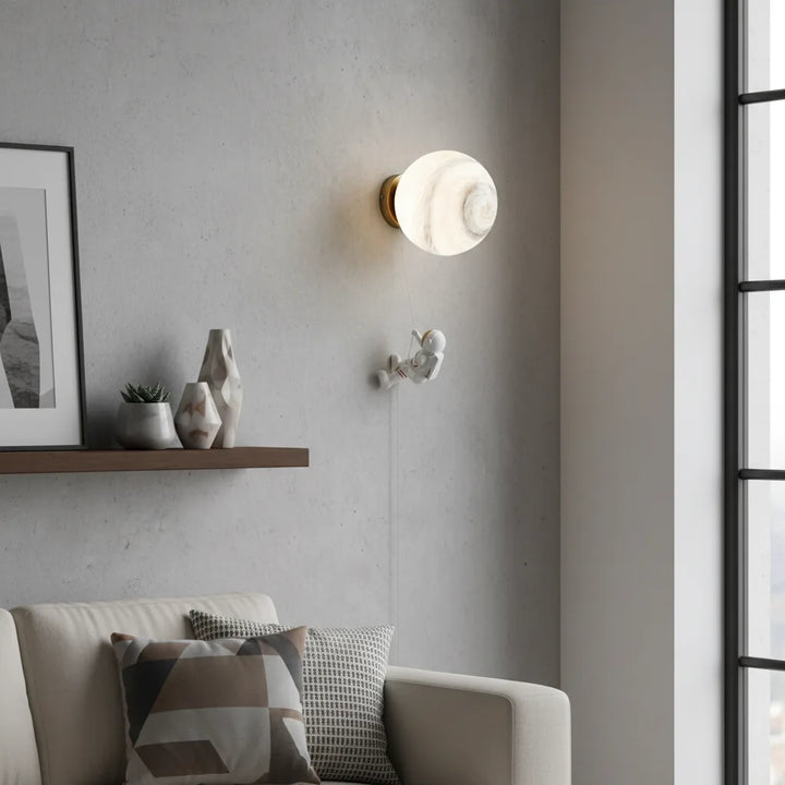 Nitorva Ori Astronaut &amp; Planet Kids Wall Light product image