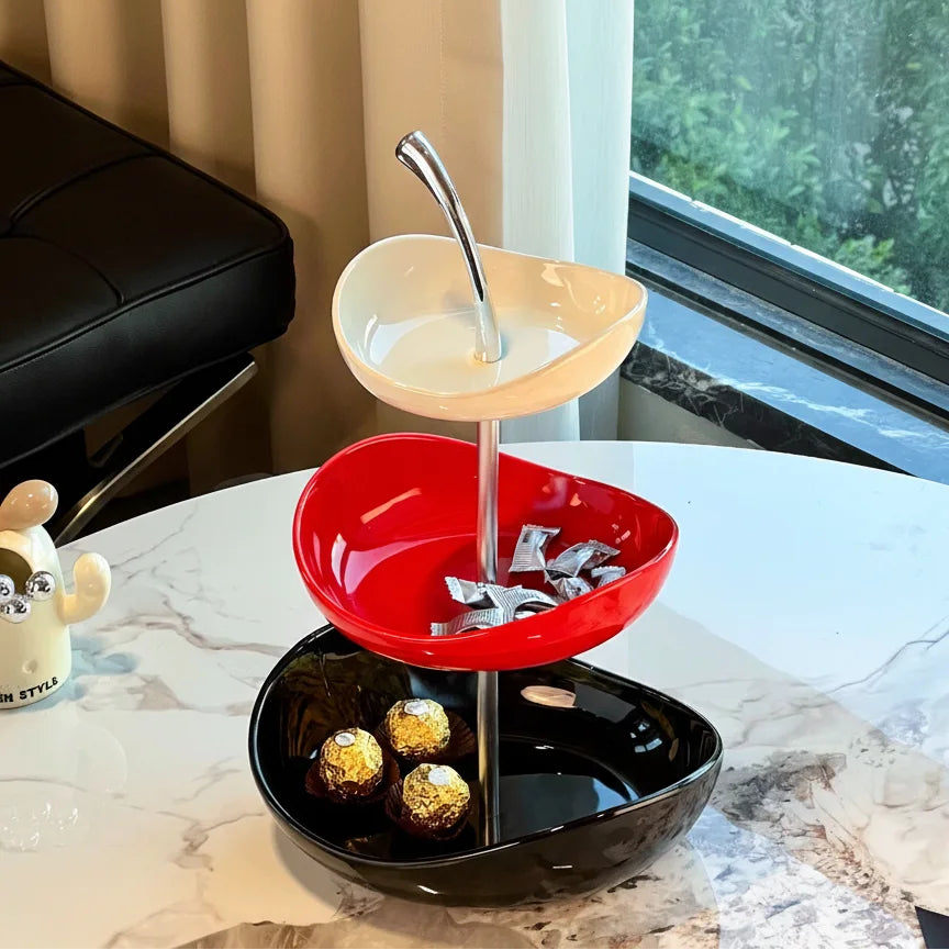 Nitorva Trio Apple Ceramic Fruit Tray product image